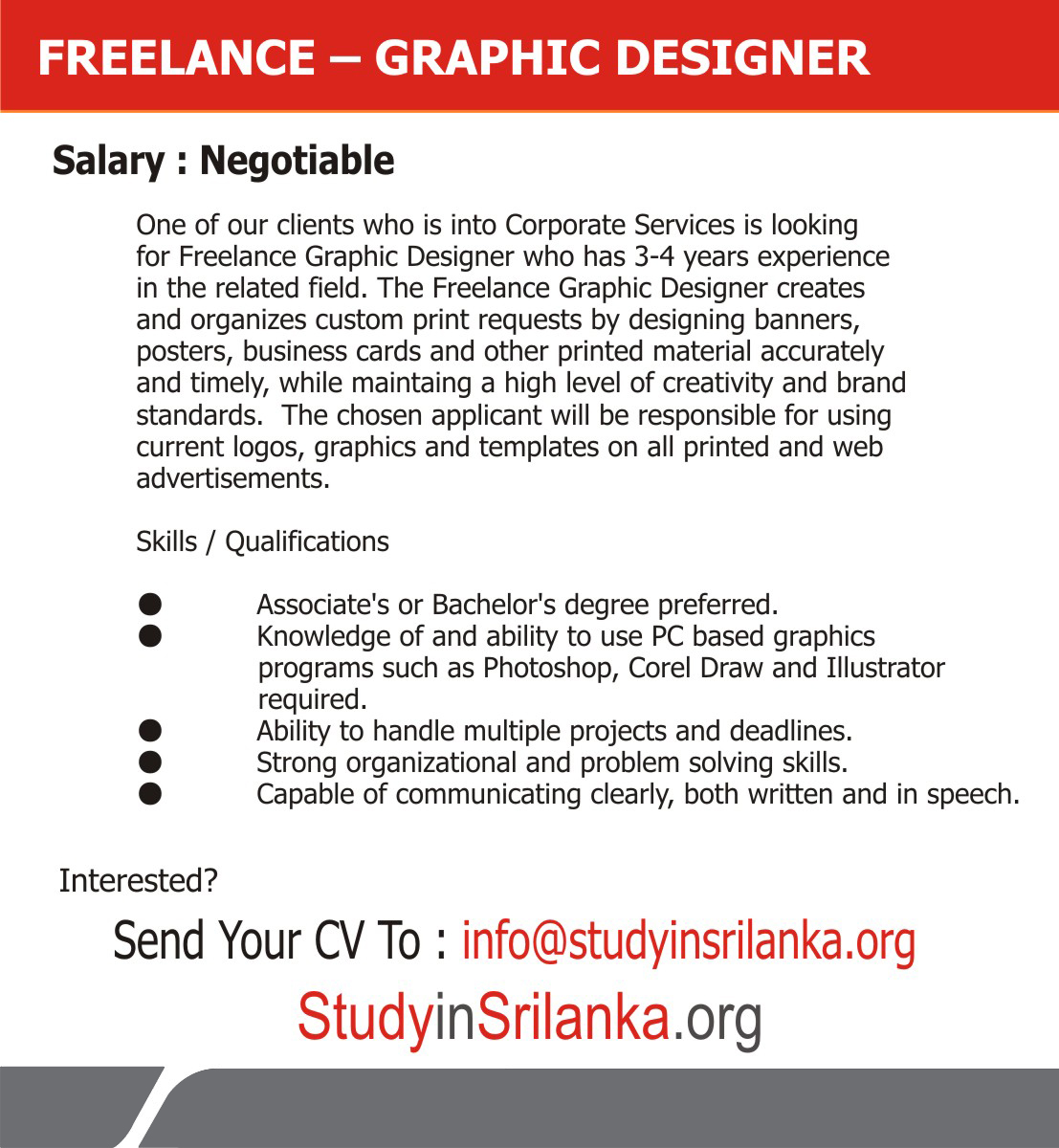 Freelance- Graphic Designer