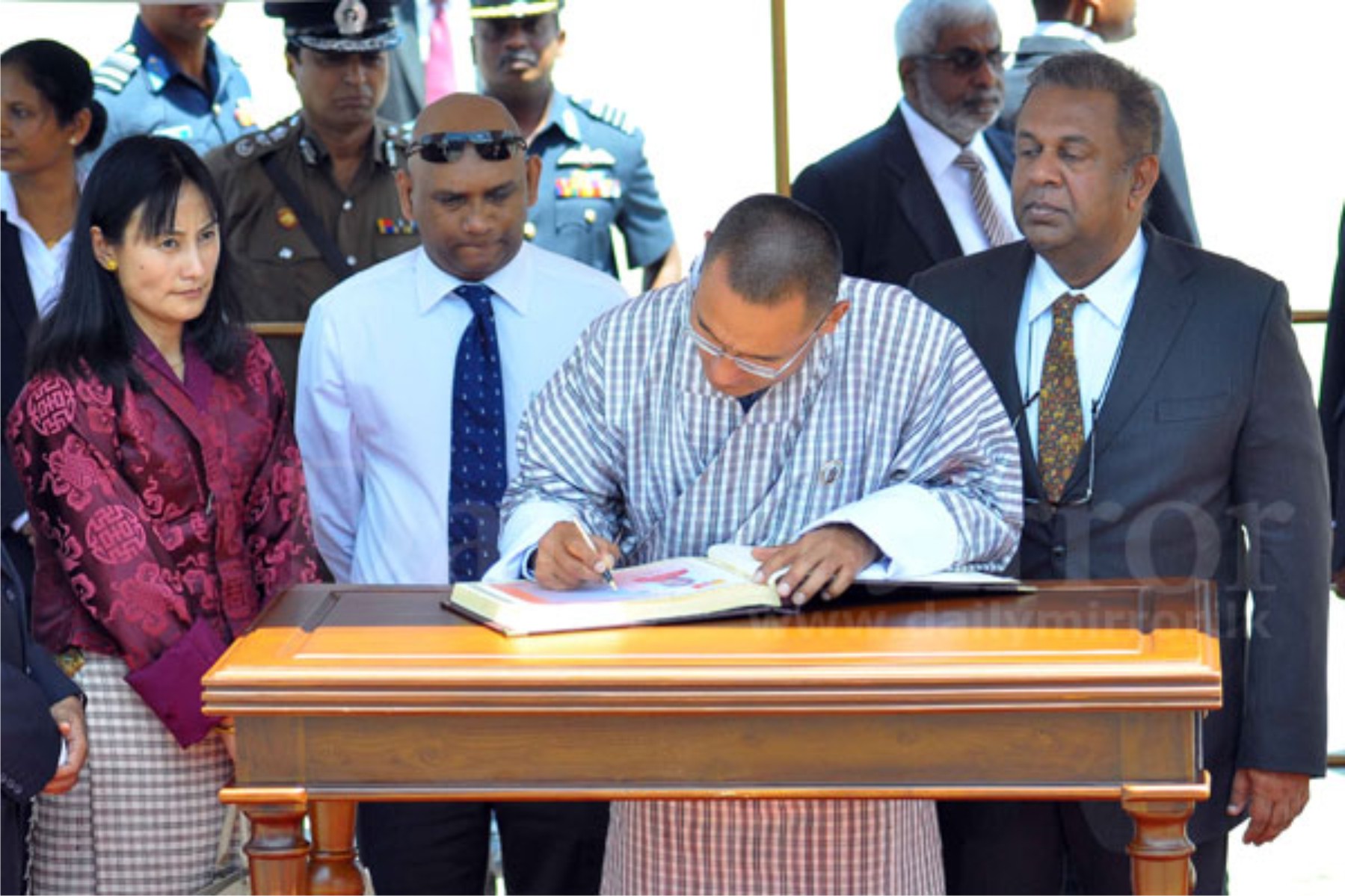 Bhutanese PM in Sri Lanka