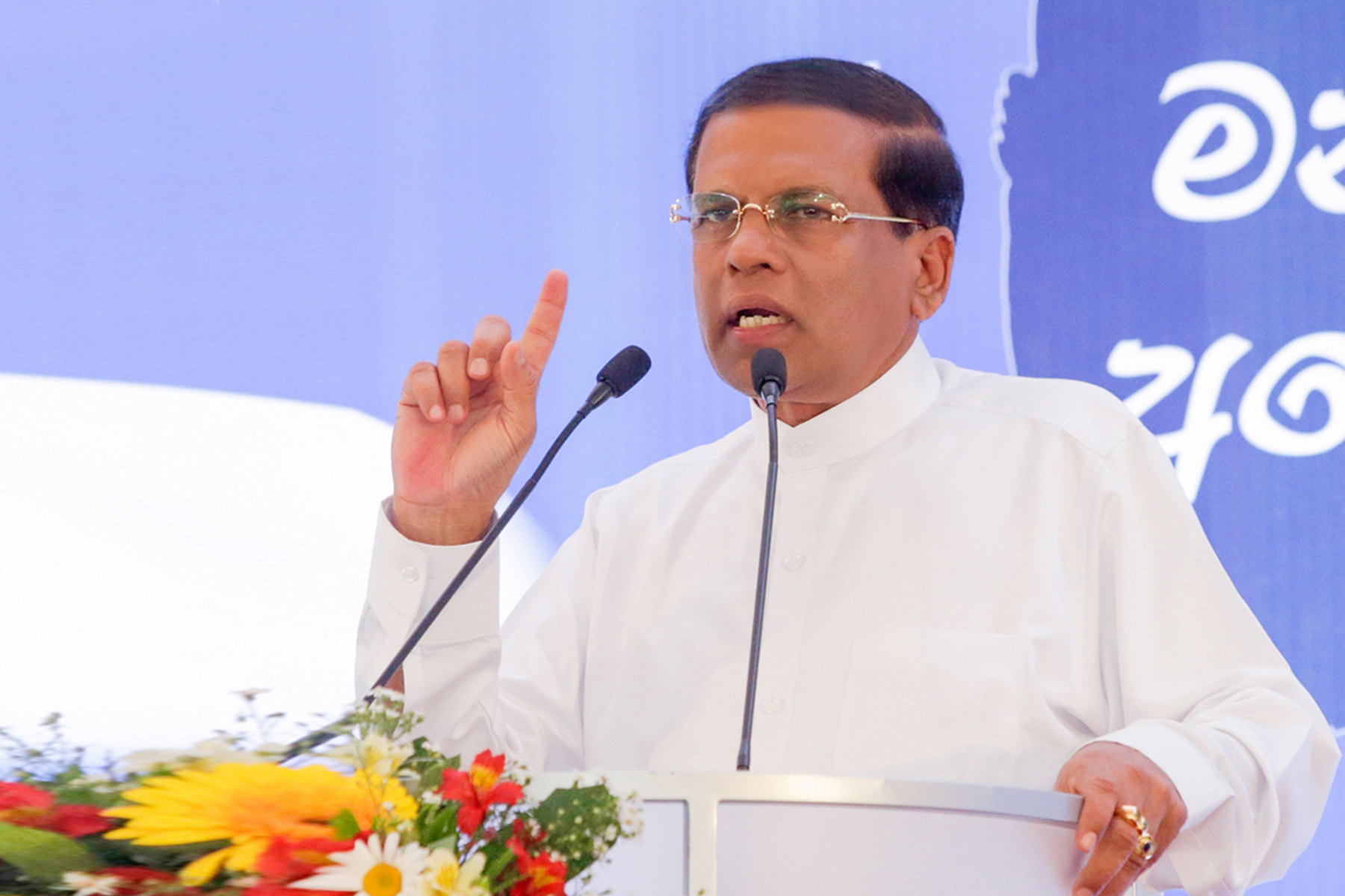 Sri Lankan President presses the need to teach different languages in schools